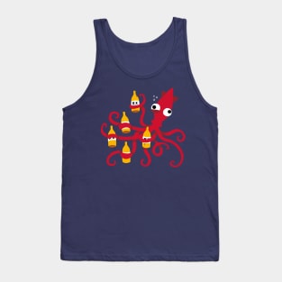 Drunk Squid Tank Top